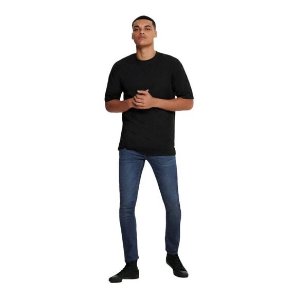 Only & Sons Men's DK Blue Loom Jog Stretch Denim Slim Fit  Jeans US 30 x 32 - Picture 1 of 13